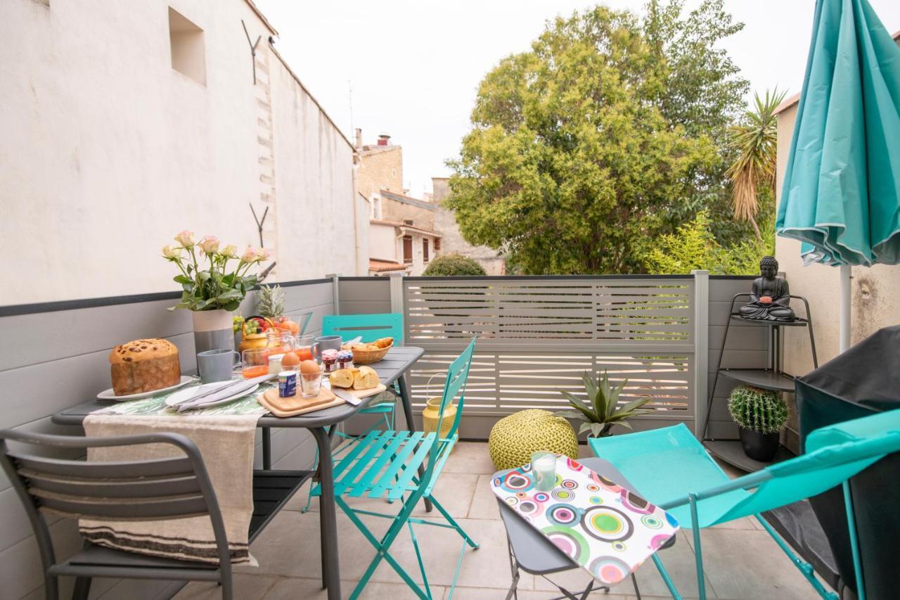 Suite Oisivete Avec Terrasse Vue Sur Patio Et Clim 蒙彼利埃 外观 照片
